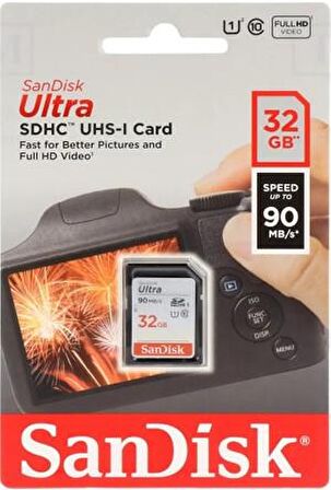 Sandisk SDSDUN4-032G-GN6IN 32 GB 90Mb/s Ultra XC-I SD Hafıza Kartı
