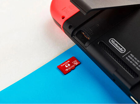 SanDisk Nintendo Switch 128GB 100MB/s microSDXC Lisanslı Hafıza Kartı SDSQXAO-128G-GN3ZN