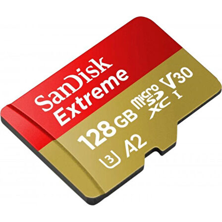 SanDisk Extreme 128GB 190/90MB/s microSDXC UHS-1 A2 4K Hafıza Kartı SDSQXAA-128G-GN6MN