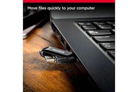 SanDisk Ultra Dual Drive Go 1TB SDDDC3-1T00-G46 USB & Type-C Flash Bellek Siyah