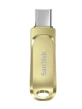 SanDisk Ultra Dual Drive Luxe 128GB Type-C USB 3.2 Flash Bellek Gold SDDDC4-128G-G46GD