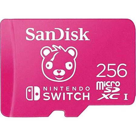 Sandisk 256GB Nintendo Switch 100MB/S Microsdxc Fortnite Hafıza Kartı SDSQXAO-256G-GN6ZG