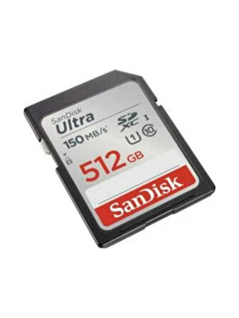 SanDisk Ultra 512GB 150MB/s SDHC/SDXC Class 10 UHS-I Hafıza Kartı SDSDUNC-512G-GN6IN