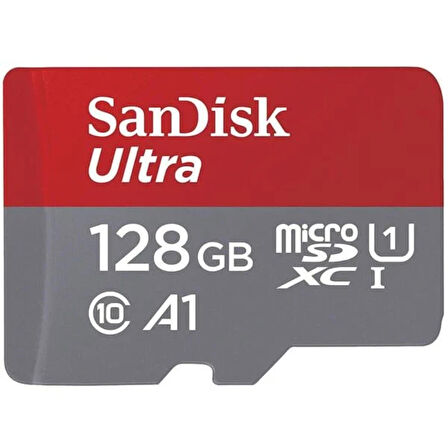 SanDisk Ultra 128GB 140MB/s microSDXC UHS-I Hafıza Kartı SDSQUAB-128G-GN6MN