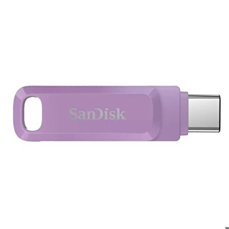 SanDisk Ultra Dual Drive Go 128GB SDDDC3-128G-G46L USB & Type-C Flash Bellek Lavanta