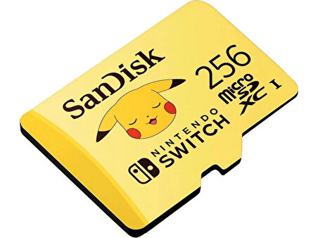 SanDisk Nintendo Switch Pokémon 256GB 100MB/s microSDXC Lisanslı Hafıza Kartı SDSQXAO-256G-GN6ZK