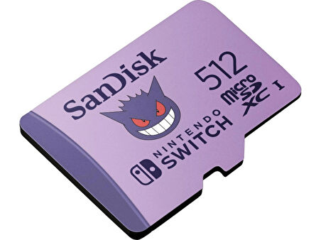SanDisk Nintendo Switch Pokémon 512GB 100MB/s microSDXC Lisanslı Hafıza Kartı SDSQXAO-512G-GN6ZK