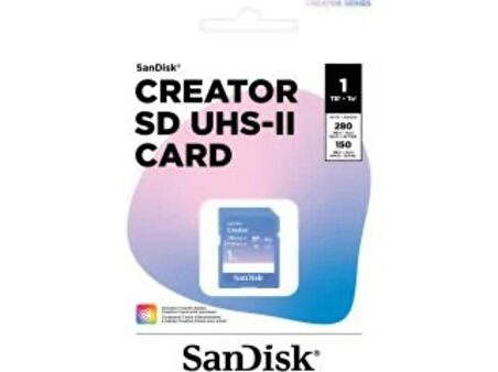 SanDisk Creator 1TB SDSDXEP-1T00-GNCIS 280MB/s UHS-II SDXC 6K-4K UHD V60 Hafıza Kartı