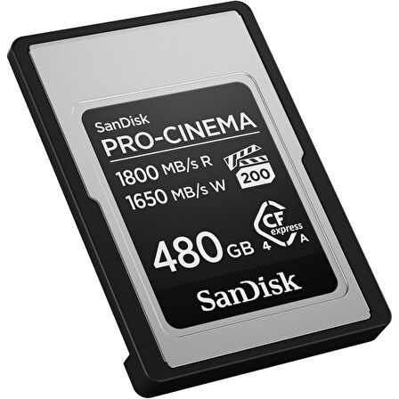 Sandisk 480GB Pro-Cinema CFexpress Type-A Hafıza Kartı