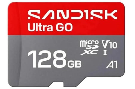 SANDISK Ultra GO 128GB 190MB/s microSDXC UHS-I Hafıza Kartı SDSQUGN-128G-GN6MN