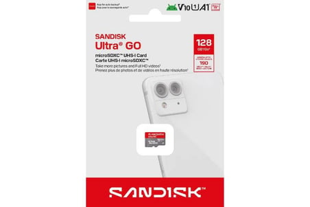 SANDISK Ultra GO 128GB 190MB/s microSDXC UHS-I Hafıza Kartı SDSQUGN-128G-GN6MN