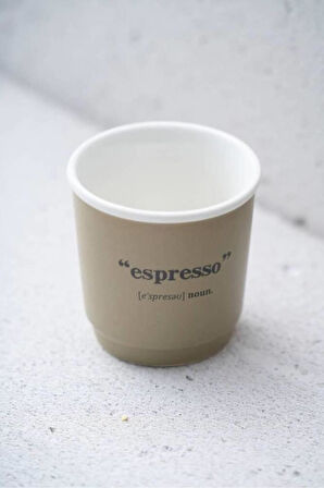 Acar Blush Espresso Fincanı Bej 90ml