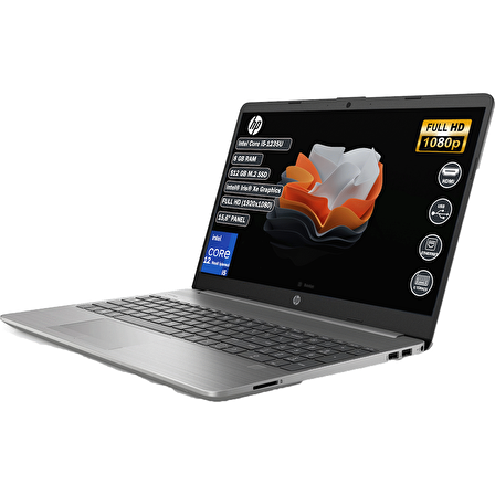 HP 250 G9 6Q8M5ES Intel Core i5 1235U 8 GB 512 GB SSD Intel Iris Xᵉ Freedos 15.6" FHD Taşınabilir Bilgisayar