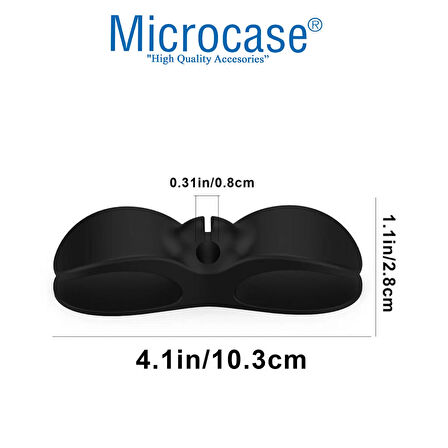 Microcase Yapışkanlı Kablo Sabitleyici Düzenleyici Çok Amaçlı Kablo  Toparlayıcı - SİYAH AL4550 2 Adet