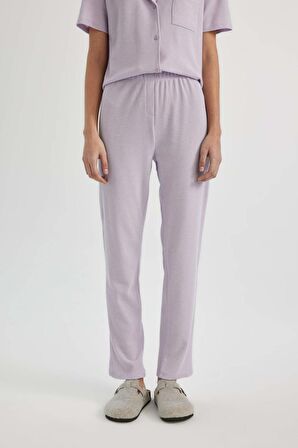 DeFacto Fall in Love Regular Fit Waffle Casual Pijama Altı C1481AX24SPPR77