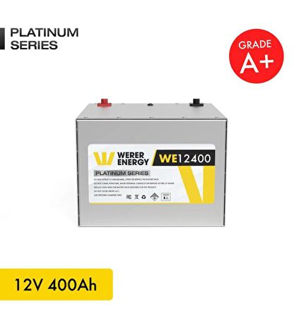 12V 400Ah LiFePO4 Platinum Series Bluetooth'lu Lityum Demir Fosfat Akü 