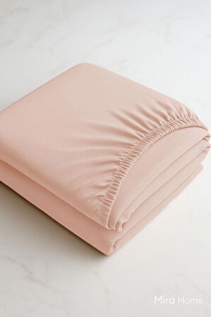 Çift Kişilik Düz Penye  %100 Pamuklu Lastikli Çarşaf 180X200