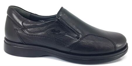 Zıon Forelli Comfort Deri Günlük Erkek Ayakkabı-Siyah