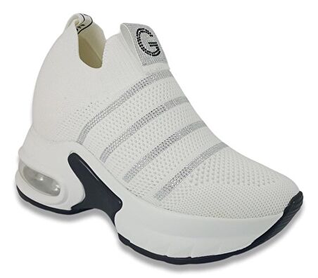 300-3 Guja Air Taban Günlük Bayan Spor Ayakkabı-Beyaz