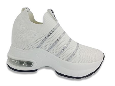300-3 Guja Air Taban Günlük Bayan Spor Ayakkabı-Beyaz