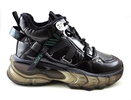 314 Guja Air Taban Kadın Spor Ayakkabısı -Siyah