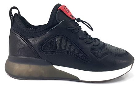 Guja 491 Erkek Sneaker Ayakkabı-Siyah