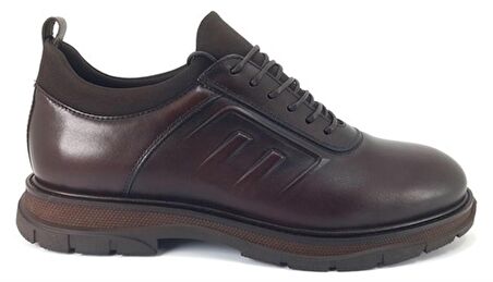 Libero 3815 Hakiki Deri Günlük Erkek  Ayakkabı-Kahverengi