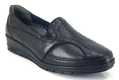 Mımoza 25109 ForelliGünlük Anatomik Kadın Ayakkabı-Siyah