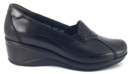 Rosa 57603 Forelli Günlük Anatomik Bayan Ayakkabı-Siyah