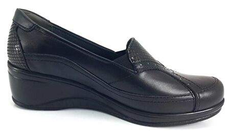 Rosa 57603 Forelli Günlük Anatomik Bayan Ayakkabı-Siyah