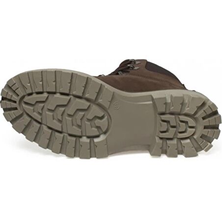 7101 Scooter Günlük Su Geçirmez Erkek Bot-Kahverengi Nubuk