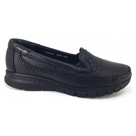 Eterna Forelli Günlük Anatomik Kadın Ayakkabı-Siyah