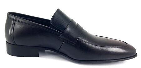 Fosco 2061 Hakiki Deri Erkek Klasik Ayakkabı-Siyah