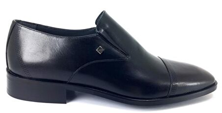 Fosco 2887 Hakiki Deri Erkek Klasik Ayakkabı-Siyah