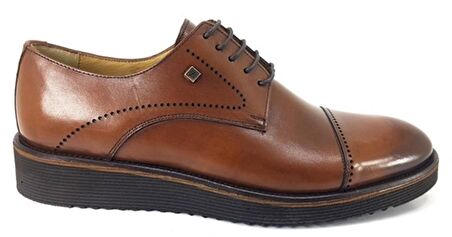 Fosco 2928 Günlük Eva Taban Erkek Deri Ayakkabı-Taba