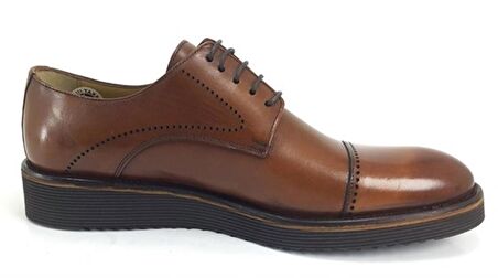 Fosco 2928 Günlük Eva Taban Erkek Deri Ayakkabı-Taba