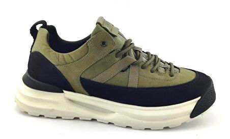 Guja 521 Hafif Taban Erkek Sneaker Ayakkabı-Haki