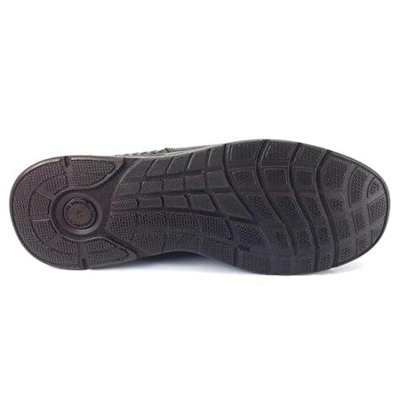Forelli Helmut Erkek Siyah Deri Comfort Ayakkabı-Taba
