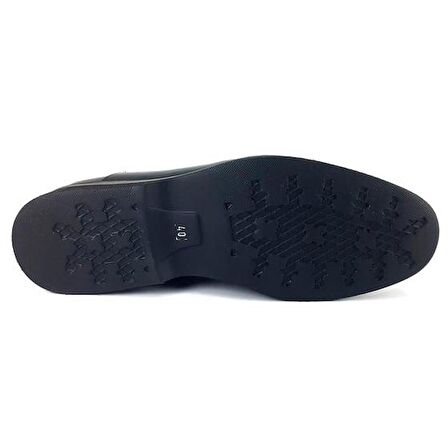 Fosco 3103 Günlük Eva Taban Erkek Deri Ayakkabı-Siyah