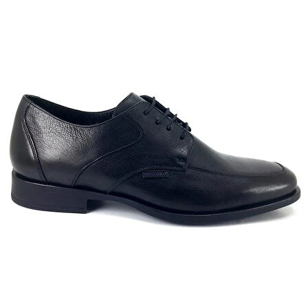 King Paolo 1307 Hakiki Deri Klimalı Erkek Ayakkabı-Siyah