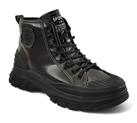 Guja 311-4 Günlük Kadın Spor Bot-Siyah Rugan