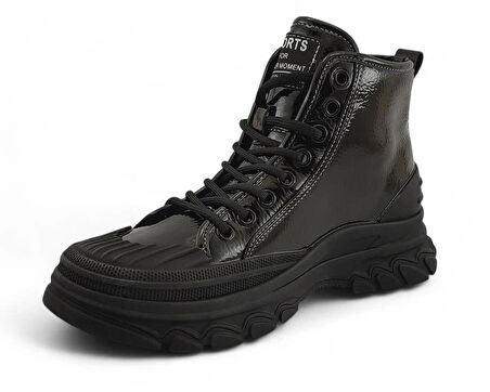 Guja 311-4 Günlük Kadın Spor Bot-Siyah Rugan