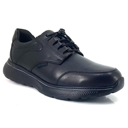 King Paolo1231 Hakiki der Anatomik Erkek Ayakkabı-Siyah