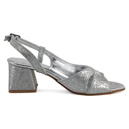 Beety 958 Günlük Klasik Kadın Ayakkabı-Gümüş