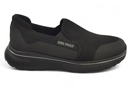 King Paolo 1201  Erkek Günlük Anatomik Ayakkabı-Siyah
