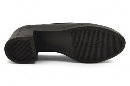 Beety 513 Günlük Hakiki Deri Kadın Ayakkabı-Siyah