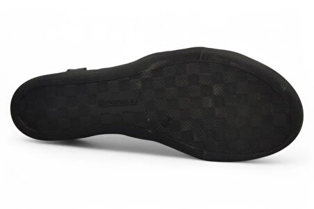 Forelli Lupın Günlük Anatomik Kadın Sandalet-Siyah