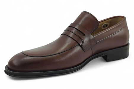 Fosco 3203 Hakiki Deri Erkek Klasik Ayakkabı-Taba