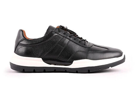 Libero 5223 Günlük Hakiki Deri  Erkek Ayakkabı-Siyah