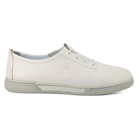 Libero 1022 Günlük Hakiki Deri  Erkek Ayakkabı-Beyaz